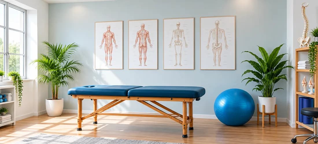 Treatment room at Mayfield Therapeutics, Brampton